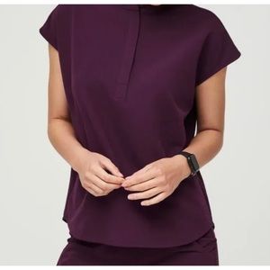 FIGS Limited Edition Deep Purple Rafaela Scrub Top XL